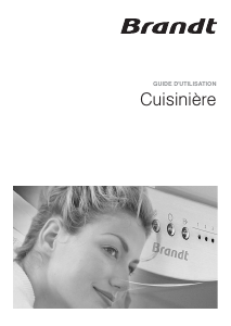 Mode d’emploi Brandt KGC100X Cuisinière