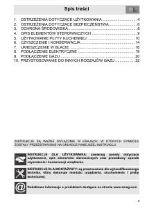 Instrukcja Smeg P1641XT Płyta do zabudowy