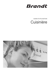 Mode d’emploi Brandt KMC1001W Cuisinière