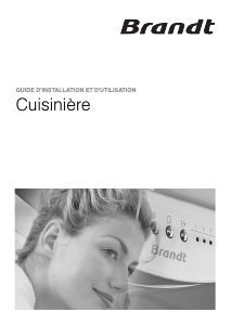 Mode d’emploi Brandt KMP1115W Cuisinière