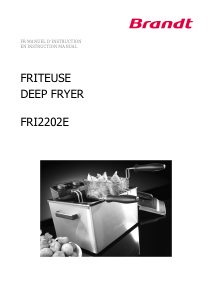 Handleiding Brandt FRI2202E Friteuse