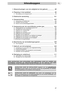 Handleiding Smeg PTS725-3 Kookplaat