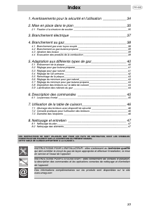 Mode d’emploi Smeg PTV705ES Table de cuisson