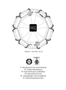 Manual Weissenfels Sette M45 Snow Chains