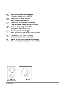 Manuale Smeg SE2320ID Piano cottura