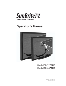 Manual SunBriteTV SB-3270HD LED Television