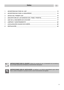 Manual de uso Smeg SE2732ID1 Placa