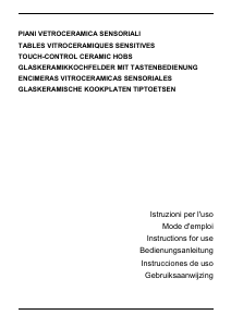 Manual de uso Smeg SE2741EB1 Placa