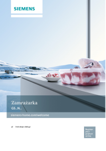 Instrukcja Siemens GS36NVI30 Zamrażarka