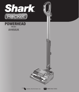 Handleiding Shark AH450UK Rocket Powerhead Stofzuiger