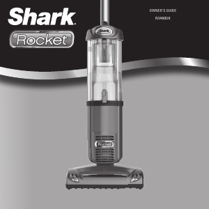 Handleiding Shark NV480 Rocket Stofzuiger