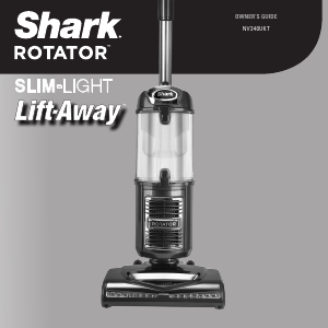 Manual Shark NV340UKT Lift-Away Vacuum Cleaner