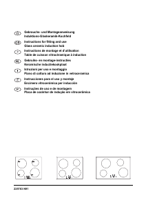 Manual de uso Smeg SE640ID Placa