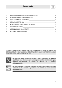 Manuale Smeg SE64MA Piano cottura