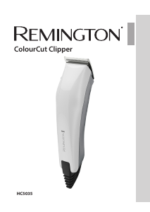 Руководство Remington HC5035 ColorCut Машинка для стрижки волос