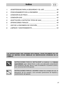 Manual de uso Smeg SE70SEB-1 Placa