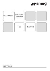 Bedienungsanleitung Smeg SI1F7645B Kochfeld