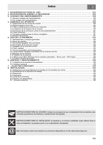 Manual de uso Smeg SI3321B Placa