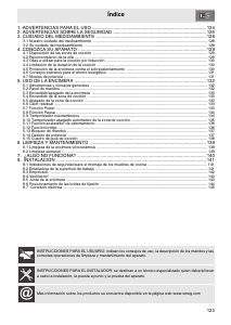 Manual de uso Smeg SI3842B Placa