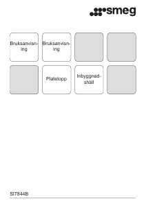 Bruksanvisning Smeg SI7844B Kokeplate