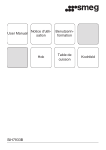 Mode d’emploi Smeg SIH7933B Table de cuisson