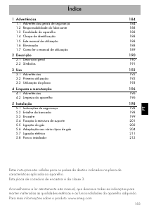 Manual Smeg SR775BS Placa