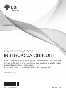 Instrukcja LG F1495BDS Pralka