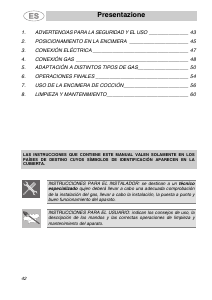 Manual de uso Smeg SRV564X Placa