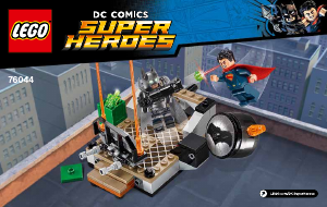 Manual Lego set 76044 Super Heroes Clash of the heroes