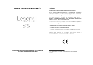 Manual de uso Legend Firenze Bicicleta eléctrica