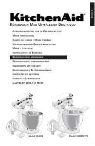 Bruksanvisning KitchenAid 5KSM150PS Köksmaskin