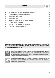 Manual de uso Smeg SRV576CO5 Placa