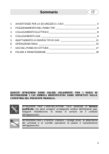 Manuale Smeg SRV576GAV Piano cottura