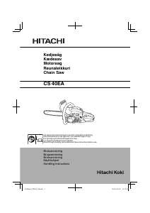 Bruksanvisning Hitachi CS 40EA Kedjesåg