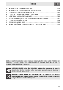 Manual de uso Smeg SRV896B Placa