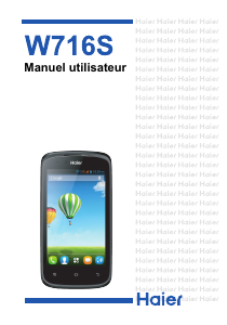 Mode d’emploi Haier W716S Téléphone portable