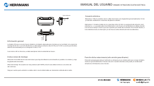 Manual de uso Herrmans H-Trace Faro bicicleta