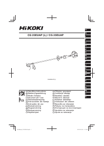 Instrukcja Hikoki CG 25EUAP Podkaszarka do trawy