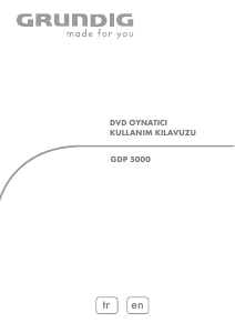 Bruksanvisning Grundig GDP 5000 DVD spelare