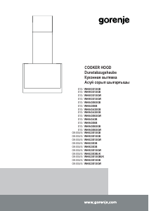 Manual de uso Gorenje WHI941E6B Campana extractora