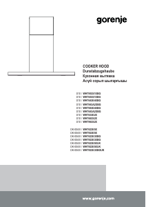 Manual de uso Gorenje WHT641A2XBG Campana extractora