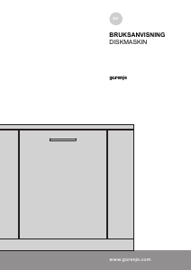 Bruksanvisning Gorenje GFS633 Diskmaskin