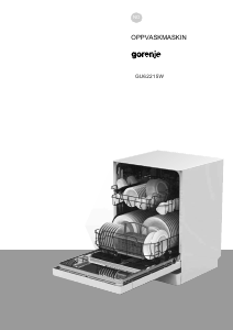 Bruksanvisning Gorenje GU62215W Oppvaskmaskin