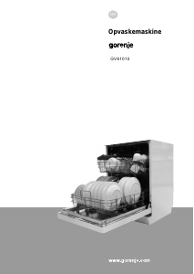 Brugsanvisning Gorenje GV61010 Opvaskemaskine