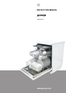 Manual Gorenje GV63214 Dishwasher