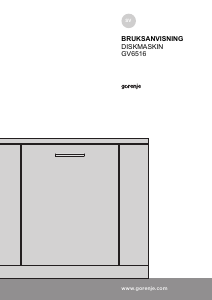 Bruksanvisning Gorenje GV65161 Diskmaskin