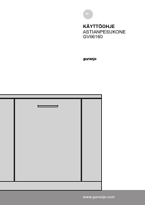 Käyttöohje Gorenje GV66160 Astianpesukone