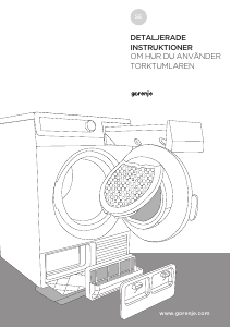 Bruksanvisning Gorenje D8565N Torktumlare