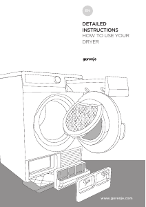 Manual Gorenje D8565NA Dryer