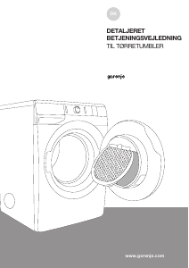 Brugsanvisning Gorenje DP7C Tørretumbler